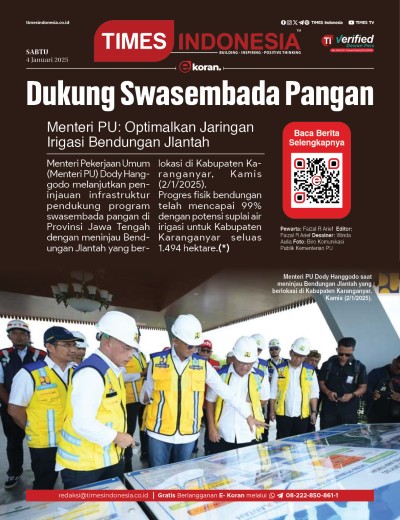 Edisi Sabtu, 4 Januari 2025: E-Koran, Bacaan Positif Masyarakat 5.0