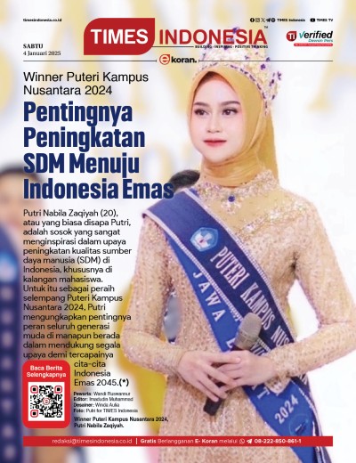 Edisi Sabtu, 4 Januari 2025: E-Koran, Bacaan Positif Masyarakat 5.0