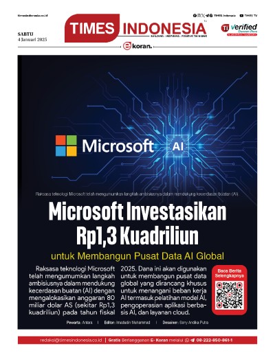 Edisi Sabtu, 4 Januari 2025: E-Koran, Bacaan Positif Masyarakat 5.0
