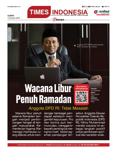 Edisi Sabtu, 4 Januari 2025: E-Koran, Bacaan Positif Masyarakat 5.0