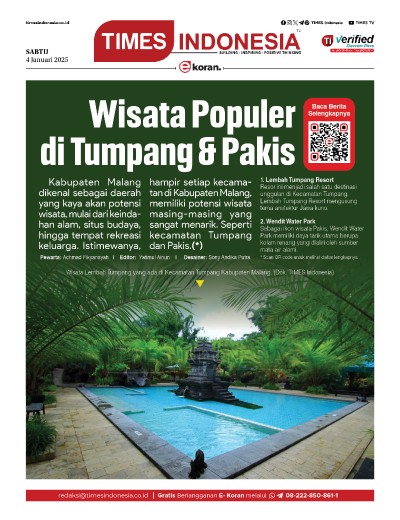 Edisi Sabtu, 4 Januari 2025: E-Koran, Bacaan Positif Masyarakat 5.0