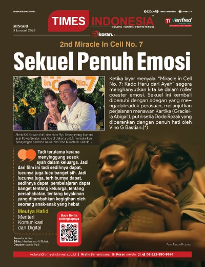 	Edisi Minggu, 5 Januari 2025: E-Koran, Bacaan Positif Masyarakat 5.0