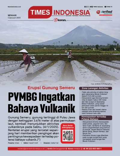 	Edisi Minggu, 5 Januari 2025: E-Koran, Bacaan Positif Masyarakat 5.0