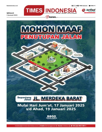 Edisi Minggu, 5 Januari 2024: E-Koran, Bacaan Positif Masyarakat 5.0