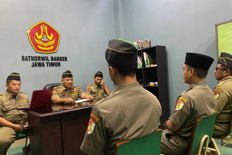 Satkorwil Banser Jatim Gelar Fit and Proper Test untuk Calon Kepala Satkorcab Kencong