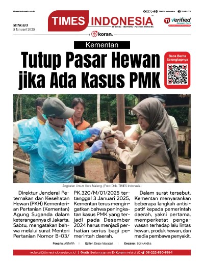 	Edisi Minggu, 5 Januari 2025: E-Koran, Bacaan Positif Masyarakat 5.0