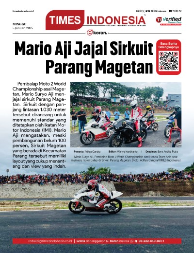 	Edisi Minggu, 5 Januari 2025: E-Koran, Bacaan Positif Masyarakat 5.0
