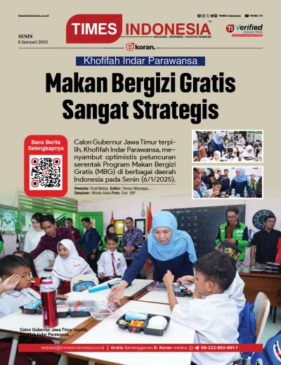 Edisi Senin, 6 Januari 2025: E-Koran, Bacaan Positif Masyarakat 5.0