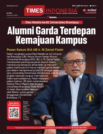 Edisi Senin, 6 Januari 2025: E-Koran, Bacaan Positif Masyarakat 5.0