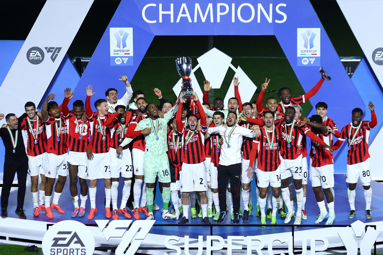 AC Milan Juara Piala Super Italia dengan Kemenangan Dramatis  atas Inter