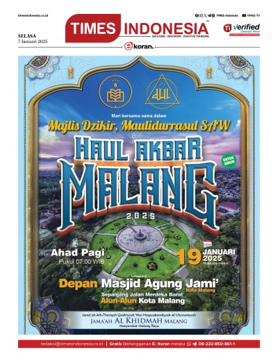 Edisi Selasa, 7 Januari 2025: E-Koran, Bacaan Positif Masyarakat 5.0