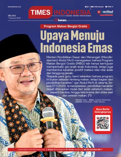 Edisi Selasa, 7 Januari 2025: E-Koran, Bacaan Positif Masyarakat 5.0