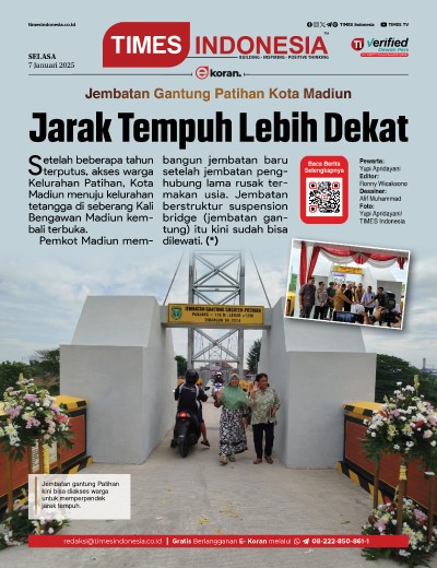 Edisi Selasa, 7 Januari 2025: E-Koran, Bacaan Positif Masyarakat 5.0