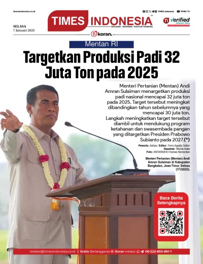 Edisi Selasa, 7 Januari 2025: E-Koran, Bacaan Positif Masyarakat 5.0