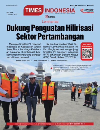 Edisi Selasa, 7 Januari 2025: E-Koran, Bacaan Positif Masyarakat 5.0