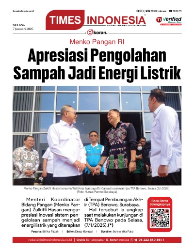 Edisi Selasa, 7 Januari 2025: E-Koran, Bacaan Positif Masyarakat 5.0