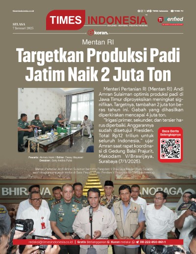 Edisi Selasa, 7 Januari 2025: E-Koran, Bacaan Positif Masyarakat 5.0