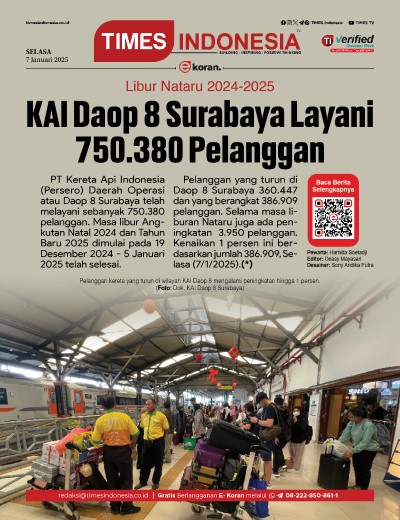 Edisi Selasa, 7 Januari 2025: E-Koran, Bacaan Positif Masyarakat 5.0