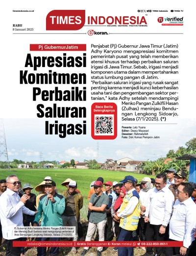 Edisi Rabu, 8 Januari 2024: E-Koran, Bacaan Positif Masyarakat 5.0