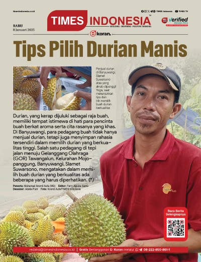 Edisi Rabu, 8 Januari 2025: E-Koran, Bacaan Positif Masyarakat 5.0