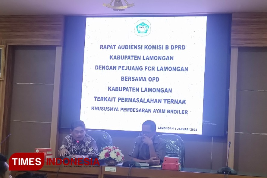 Komisi B DPRD dan Disnakeswan Lamongan Siap Bantu Peternak Ayam Broiler Atasi Masalah