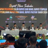 Rapat Pleno KPU Pacitan Tetapkan Aji-Gagarin Pasangan Cabup-Cawabup Terpilih Pilkada 2024