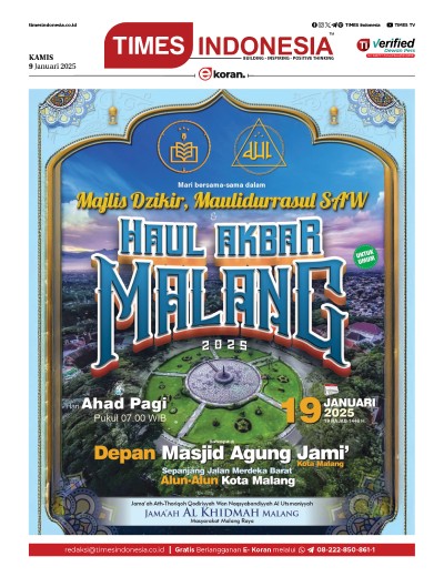 Edisi Kamis, 9 Januari 2025: E-Koran, Bacaan Positif Masyarakat 5.0