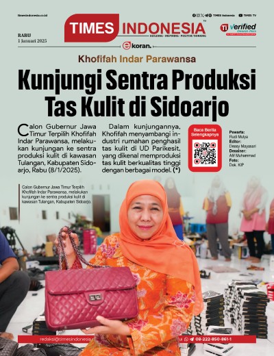 Edisi Kamis, 9 Januari 2025: E-Koran, Bacaan Positif Masyarakat 5.0