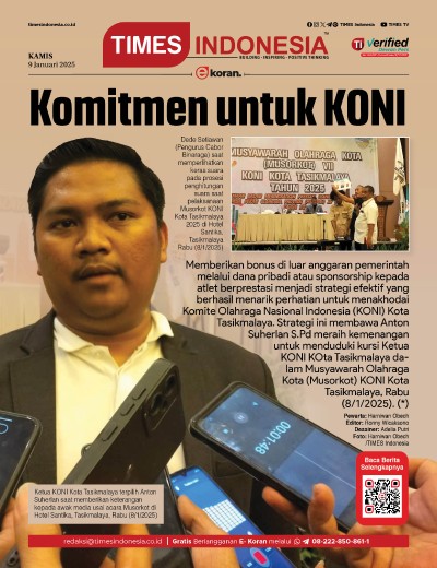 Edisi Kamis, 9 Januari 2025: E-Koran, Bacaan Positif Masyarakat 5.0