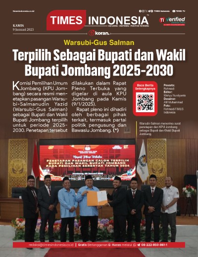Edisi Kamis, 9 Januari 2025: E-Koran, Bacaan Positif Masyarakat 5.0