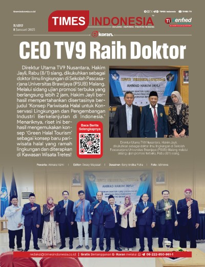 Edisi Rabu, 8 Januari 2024: E-Koran, Bacaan Positif Masyarakat 5.0