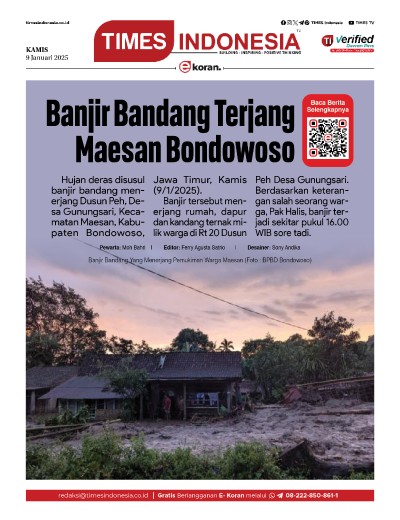 Edisi Kamis, 9 Januari 2025: E-Koran, Bacaan Positif Masyarakat 5.0