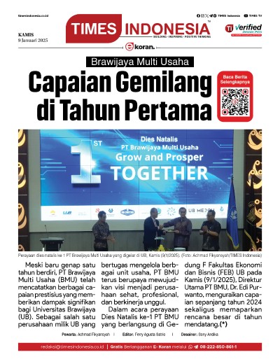 Edisi Kamis, 9 Januari 2025: E-Koran, Bacaan Positif Masyarakat 5.0