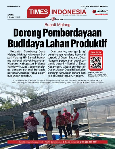 Edisi Kamis, 9 Januari 2025: E-Koran, Bacaan Positif Masyarakat 5.0