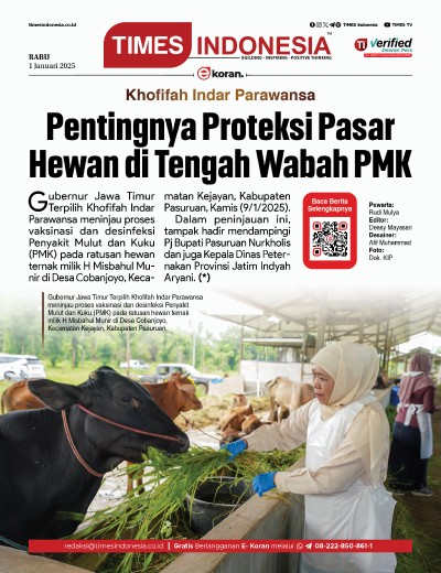 Edisi Jumat, 10 Januari 2025: E-Koran, Bacaan Positif Masyarakat 5.0
