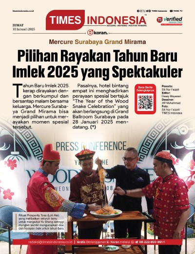 Edisi Jumat, 10 Januari 2025: E-Koran, Bacaan Positif Masyarakat 5.0