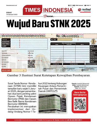 Edisi Jumat, 10 Januari 2025: E-Koran, Bacaan Positif Masyarakat 5.0