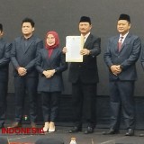 Ditetapkan sebagai Wali Kota Madiun Terpilih, Maidi Hadir Sendiri Tanpa Wawali