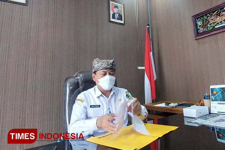 Plt Kepala Dinas Kesehatan Banyuwangi, Amir Hidayat, SKM, M.Si, (Foto : Anggara Cahya /TIMES Indonesia)