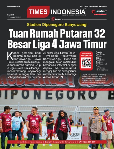 Edisi Sabtu, 11 Januari 2025: E-Koran, Bacaan Positif Masyarakat 5.0