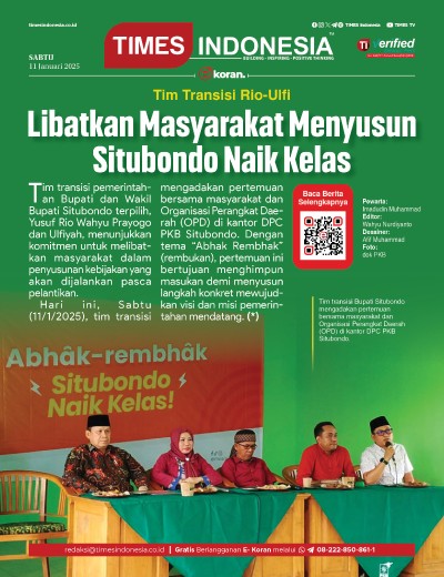 Edisi Sabtu, 11 Januari 2025: E-Koran, Bacaan Positif Masyarakat 5.0