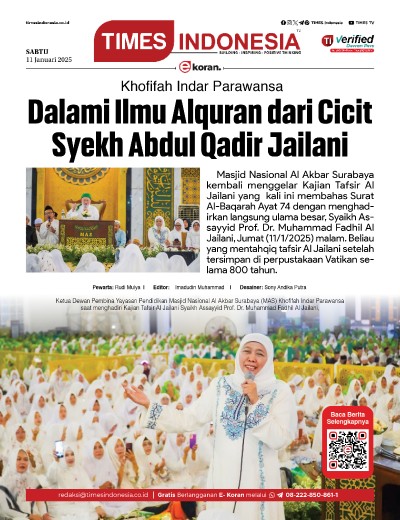 Edisi Sabtu, 11 Januari 2024: E-Koran, Bacaan Positif Masyarakat 5.0