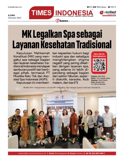 Edisi Sabtu, 11 Januari 2024: E-Koran, Bacaan Positif Masyarakat 5.0