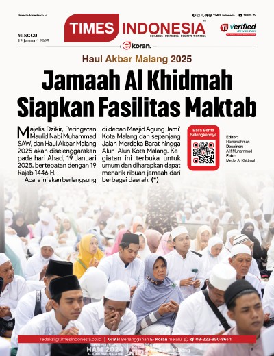 Edisi Minggu, 12 Januari 2024: E-Koran, Bacaan Positif Masyarakat 5.0