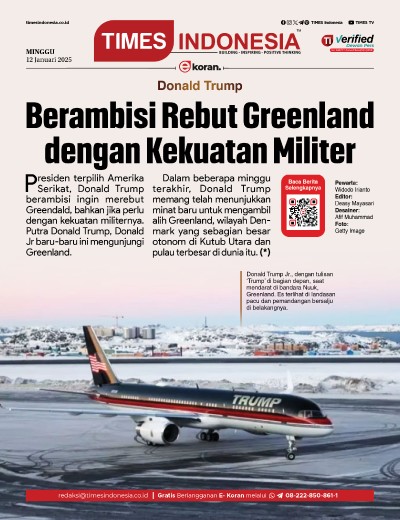 Edisi Minggu, 12 Januari 2024: E-Koran, Bacaan Positif Masyarakat 5.0