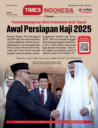 	Edisi Senin, 13 Januari 2024: E-Koran, Bacaan Positif Masyarakat 5.0