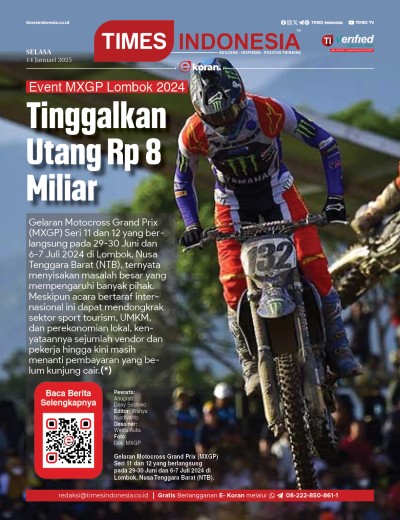 	Edisi Selasa, 14 Januari 2025: E-Koran, Bacaan Positif Masyarakat 5.0