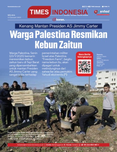 	Edisi Selasa, 14 Januari 2025: E-Koran, Bacaan Positif Masyarakat 5.0