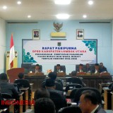 DPRD Paripurnakan Bupati dan Wakil Bupati Lombok Utara Terpilih