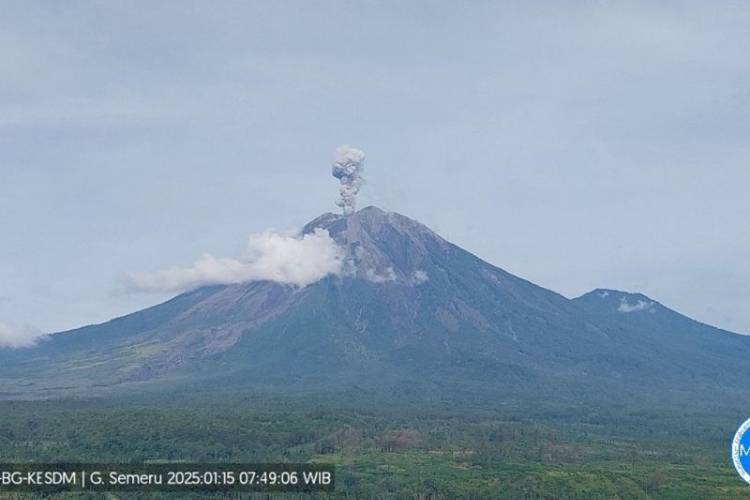 Gunung Semeru Enam Kali Erupsi, PVMBG Imbau Warga Mengikuti Arahan Petugas